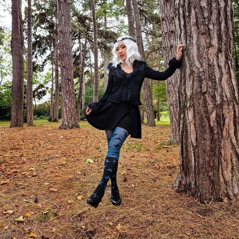The Birds 80 Denier Tights - Aurora
