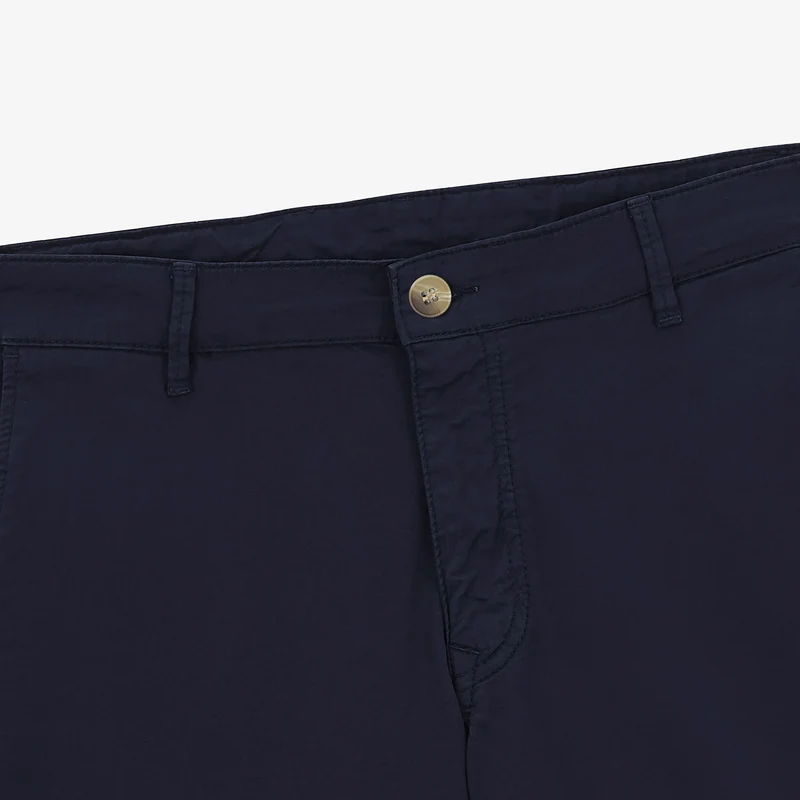 Bermuda 200 coupe confort en coton bleu marine