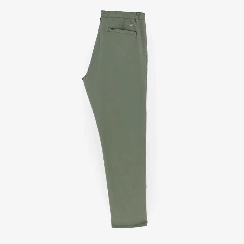 Chino 549 confort taille élastiquée vert kaki