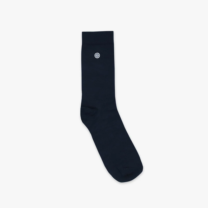 Pack 3 paires de chaussettes unies noires et bleues et rayées beiges
