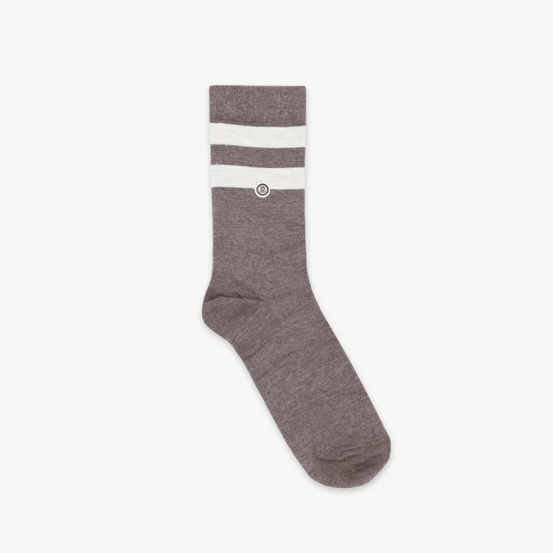 Pack 3 paires de chaussettes unies et rayées bleues