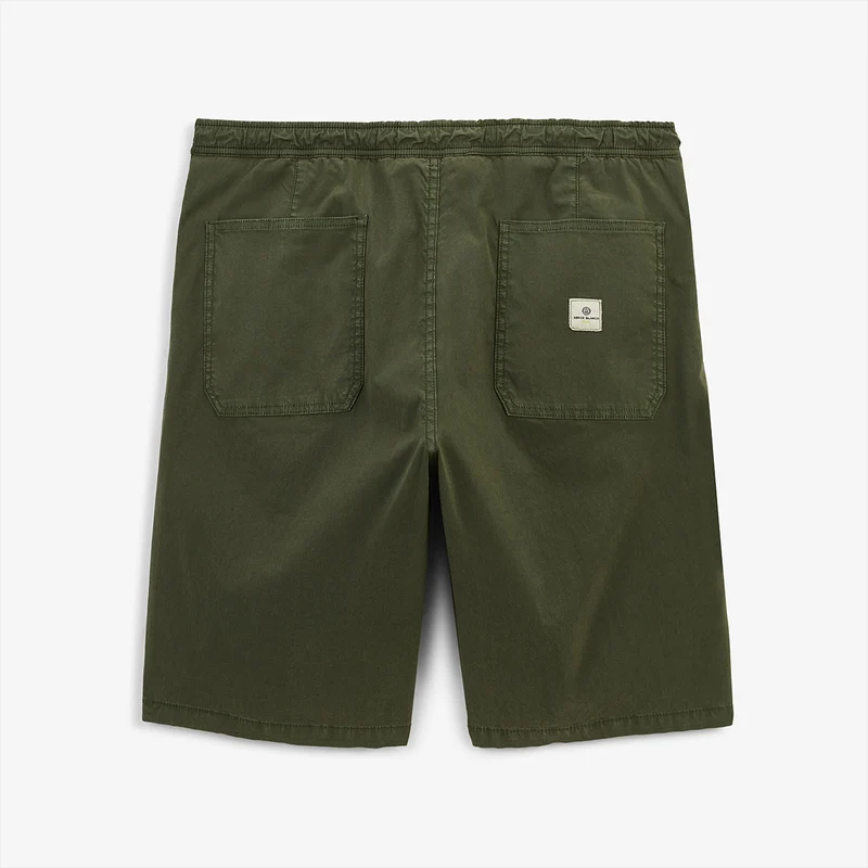Bermuda 743 taille élastiquée vert militaire