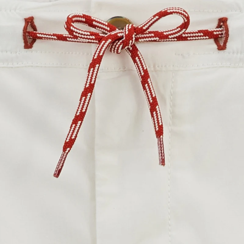 Bermuda 743 taille élastiquée blanc off-white