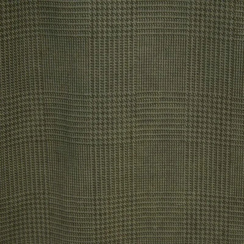 Bermuda 557 en lin et coton coupe ample vert olive