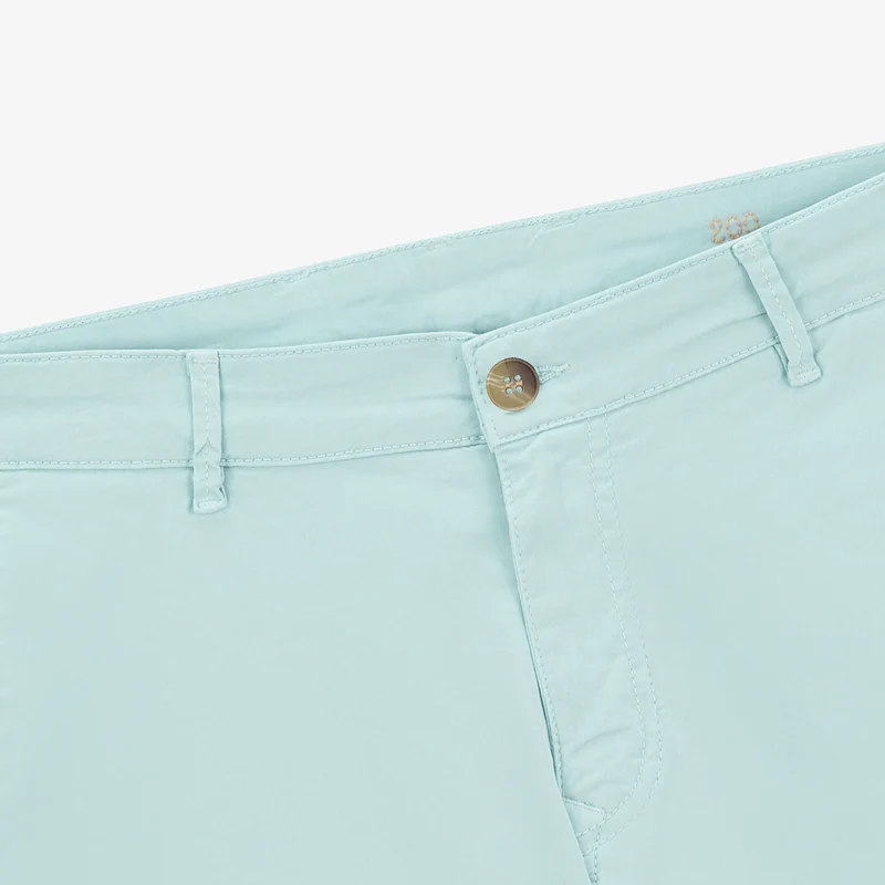 Bermuda 200 coupe confort en coton bleu ciel