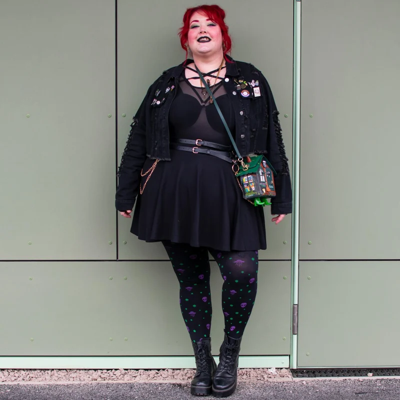 80 Denier Opaque Tights - Aliens