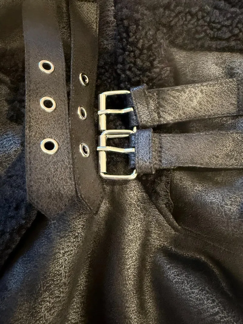 Bessie Aviator Jacket - Black