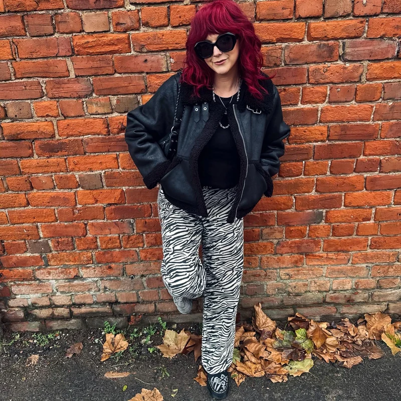 Bessie Aviator Jacket - Black
