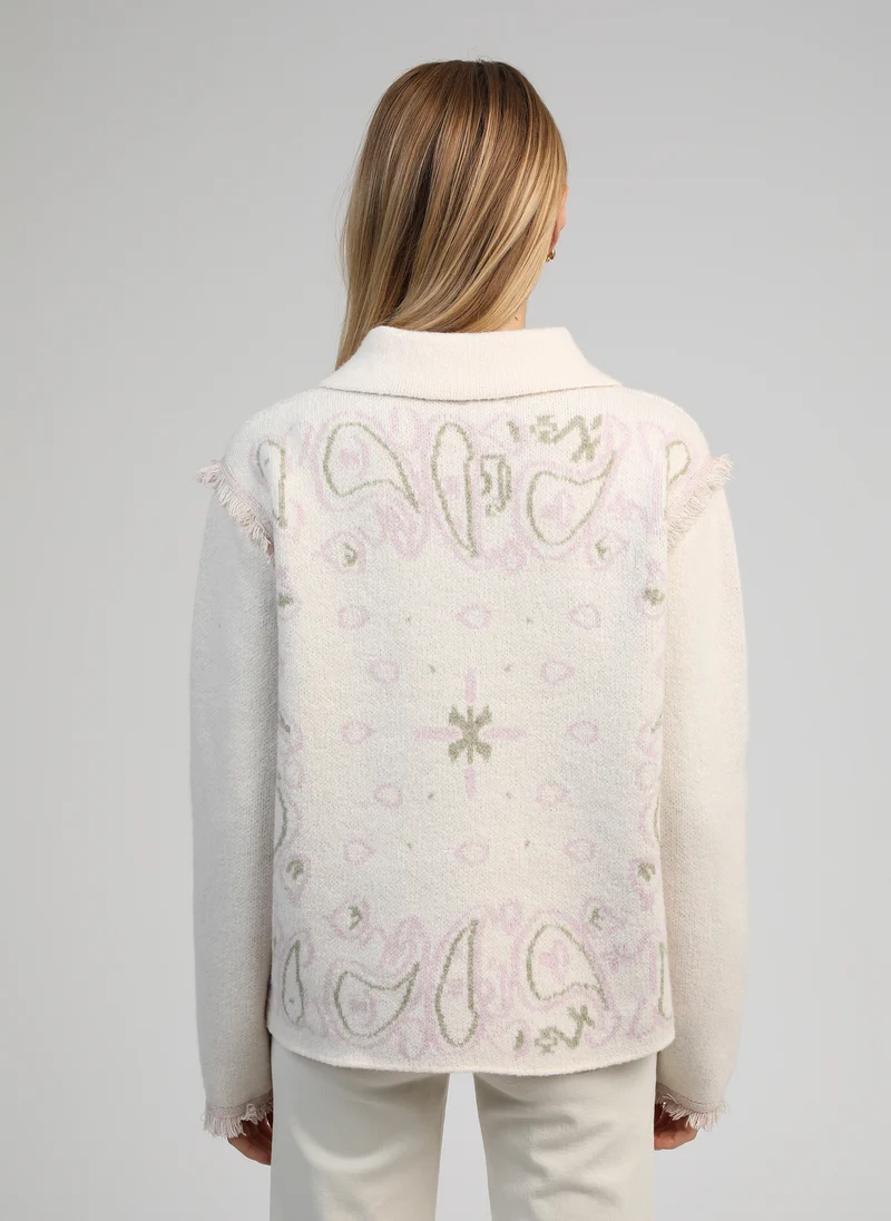 GILET NISANI vanille