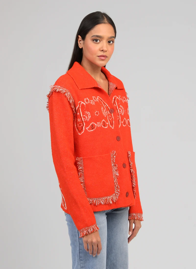 GILET NISANI piment