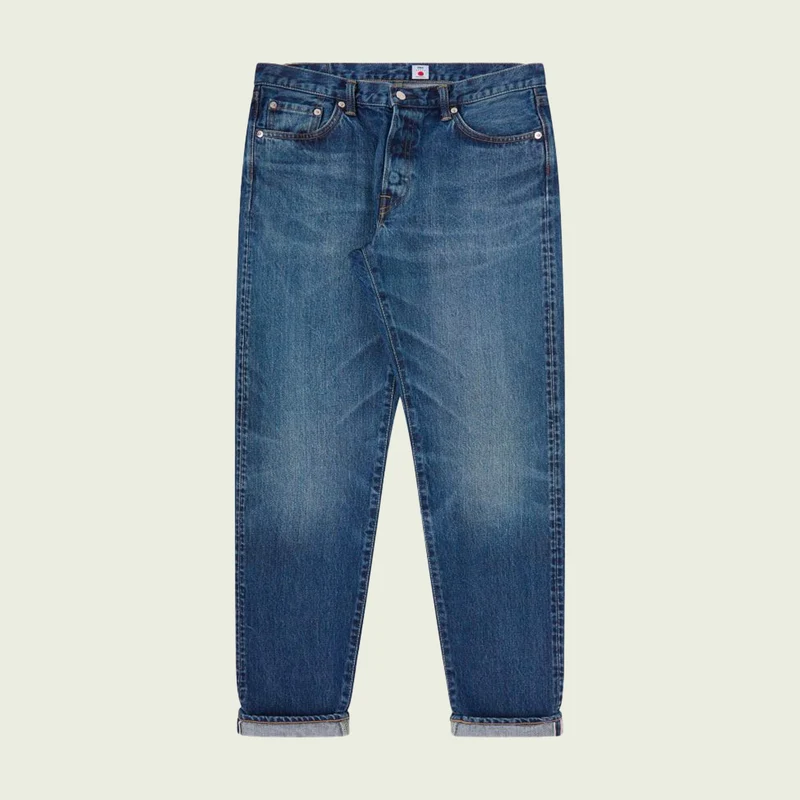 Regular Tapered Jeans - Blue Dark Used