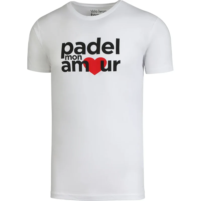 T-SHIRT PADEL MON AMOUR COTON