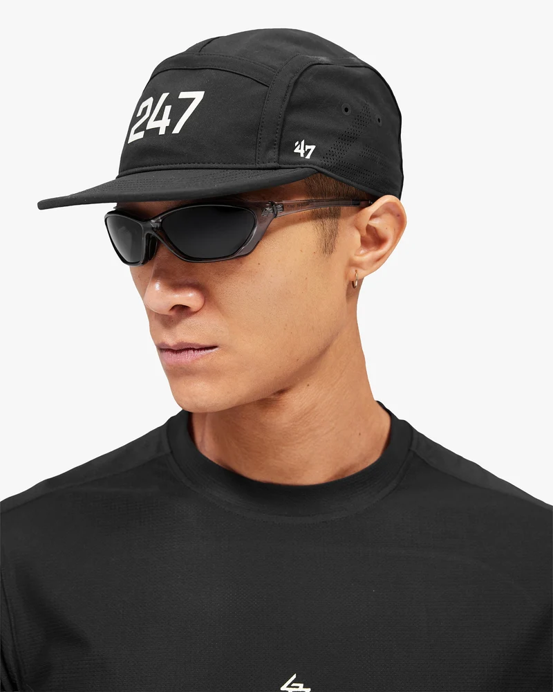247 x 47 Taped Cap - Jet Black