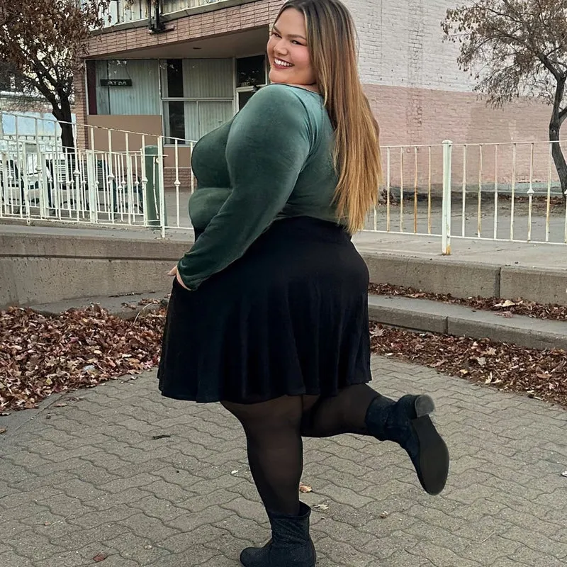 Mini-Flare Skirt - Black
