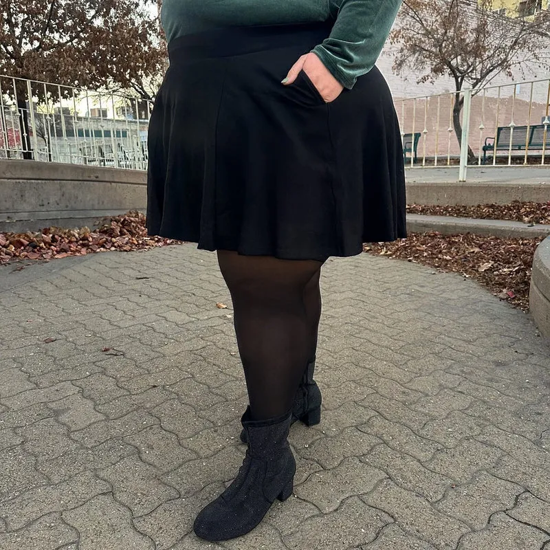 Mini-Flare Skirt - Black