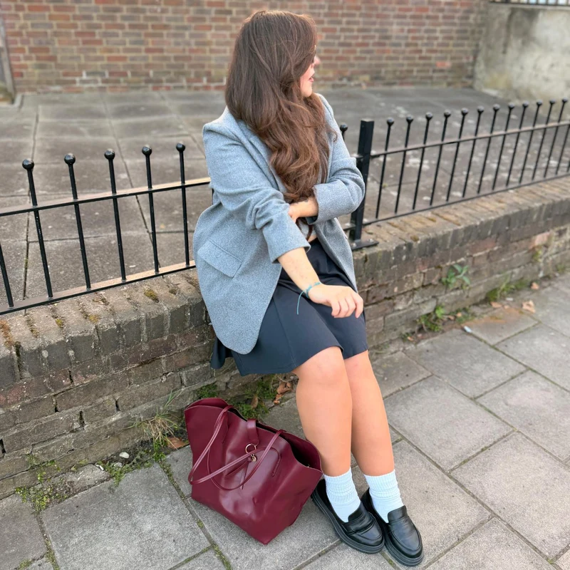 Mini-Flare Skirt - Charcoal