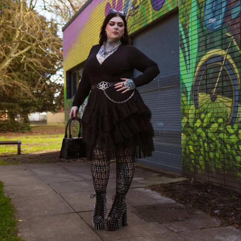 Mesh Skirt - Black
