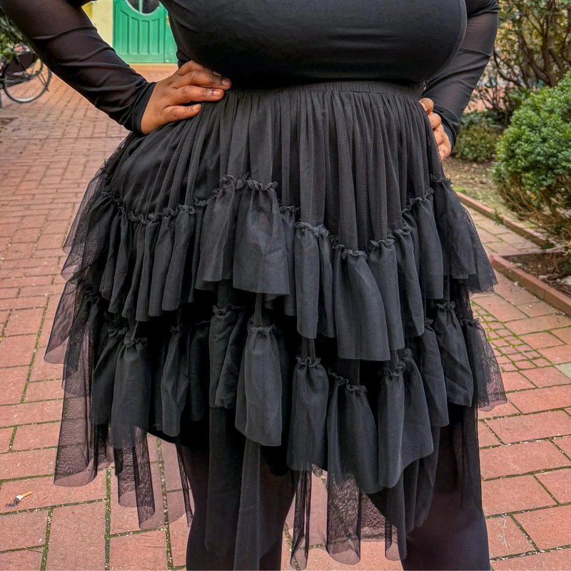 Mesh Skirt - Black