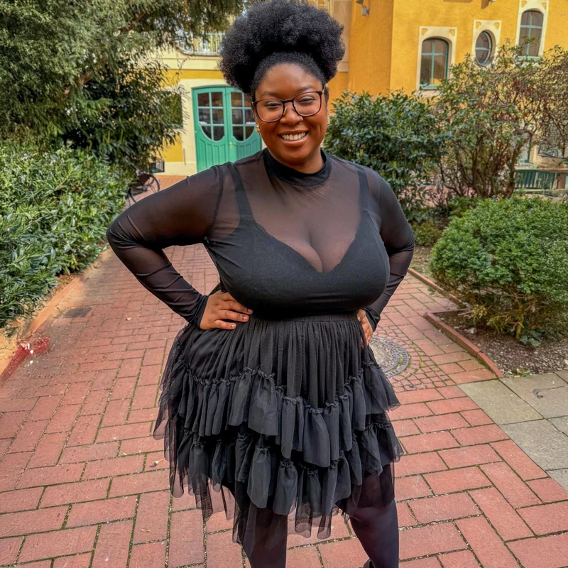 Mesh Skirt - Black