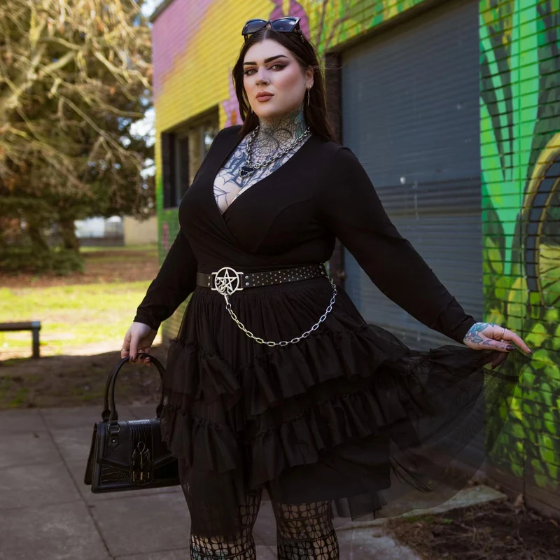 Mesh Skirt - Black
