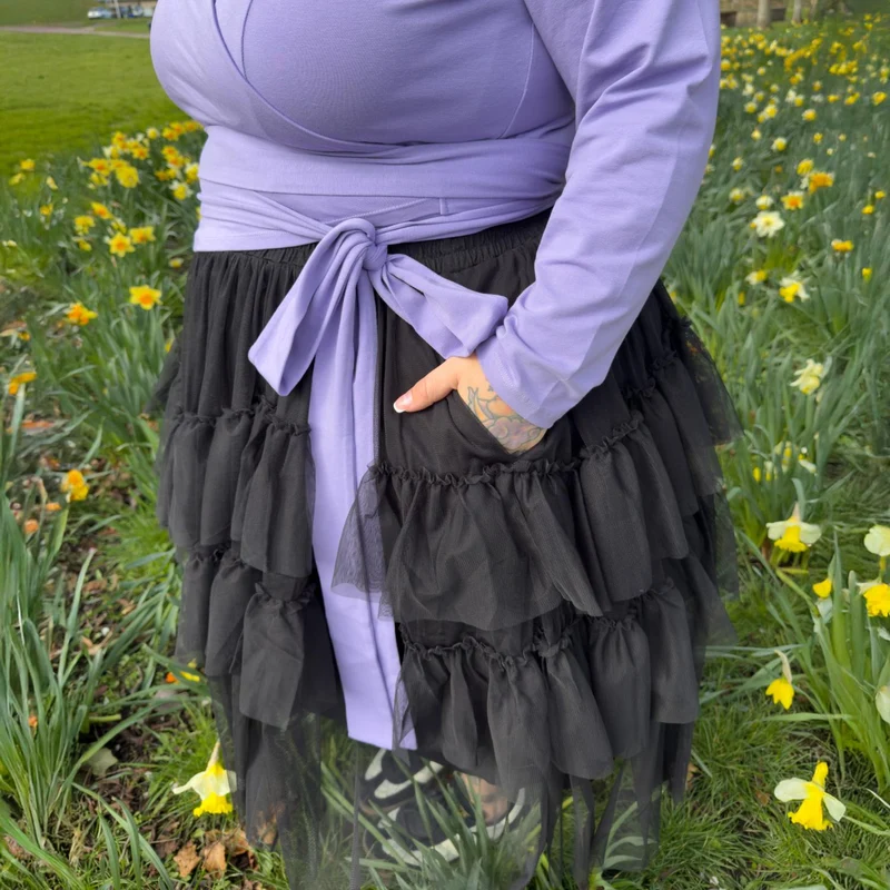 Mesh Skirt - Black