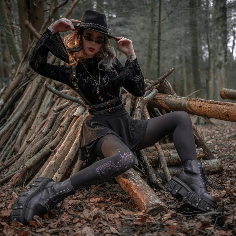 80 Denier Opaque Tights - Tarot