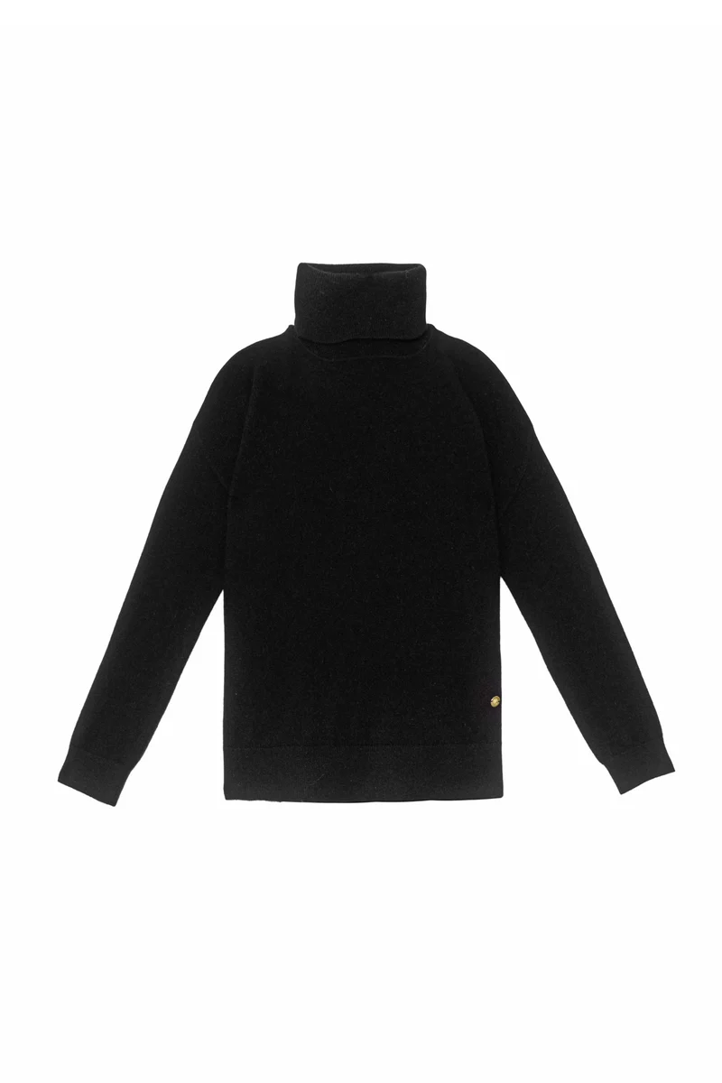 Marlen - Pull col roulé cachemire