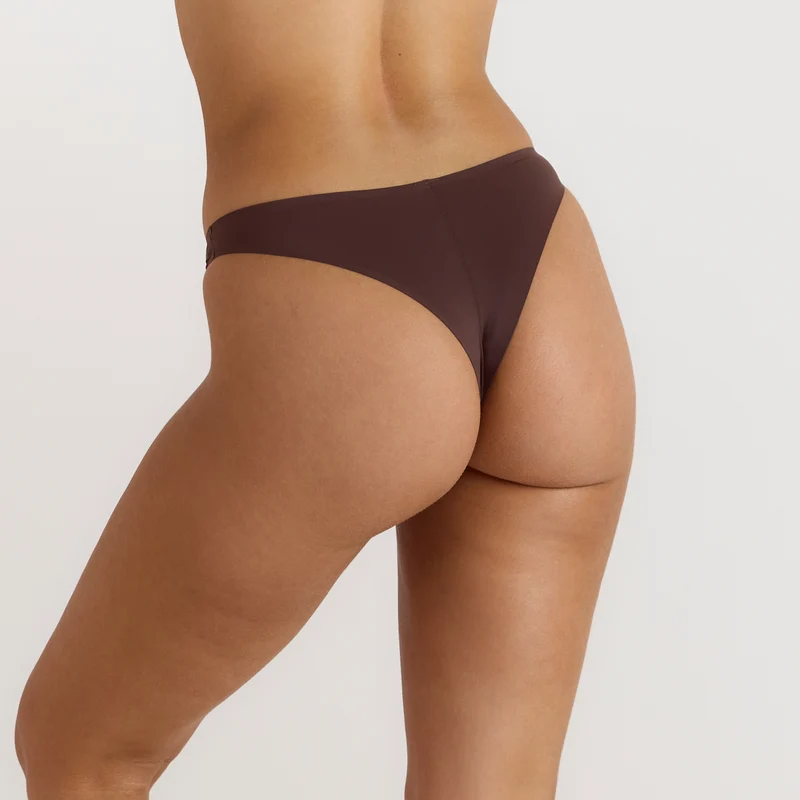 Culotte Brésilienne sans Coutures - Chocolat