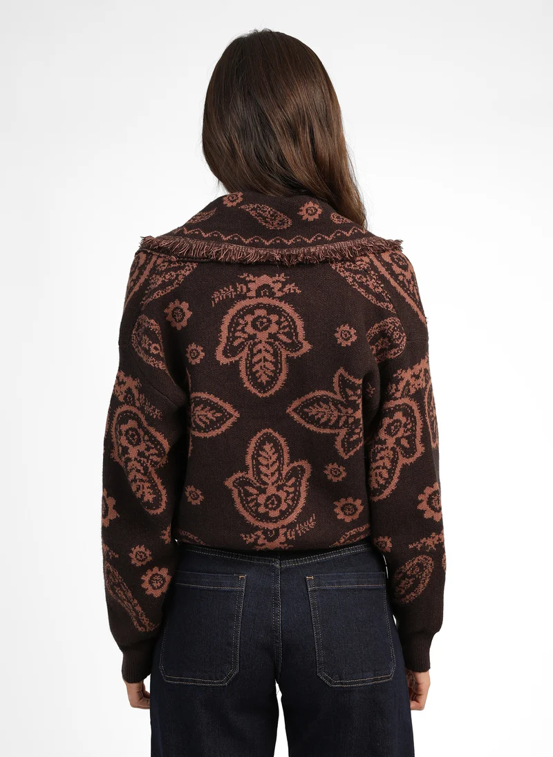 GILET NARIKA chocolat