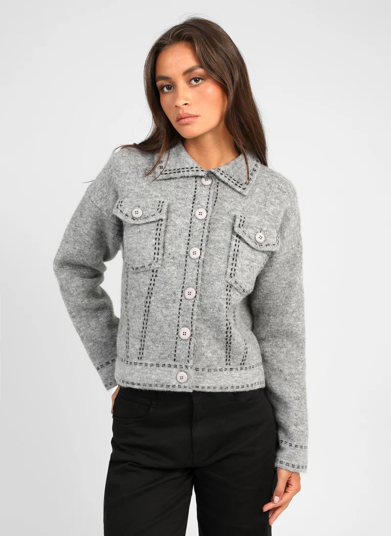 GILET LECODY gris