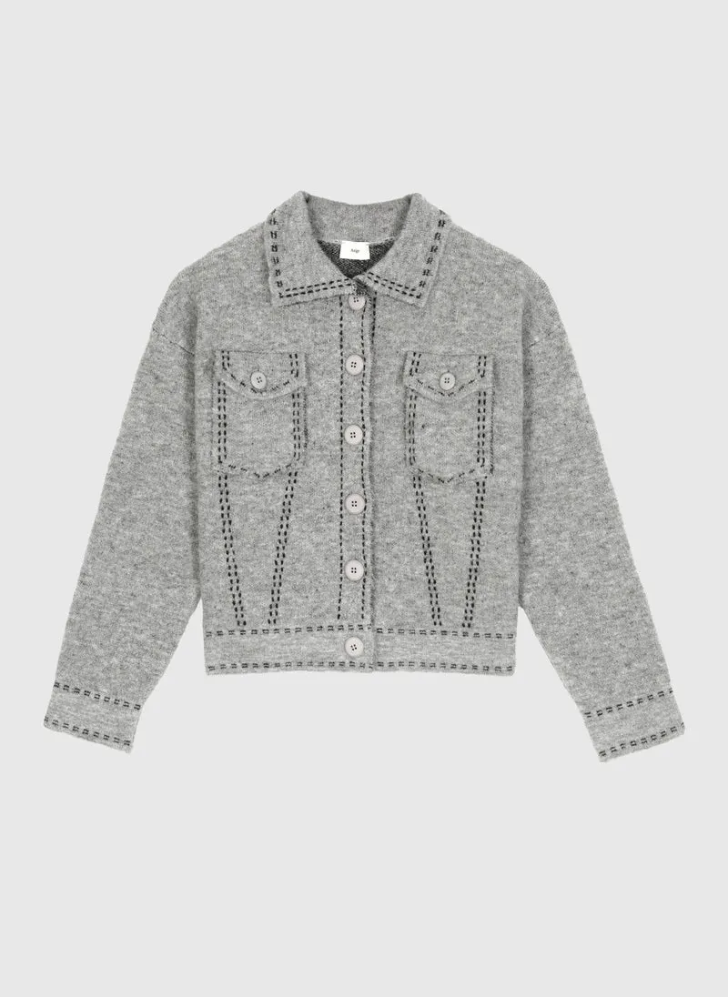 GILET LECODY gris