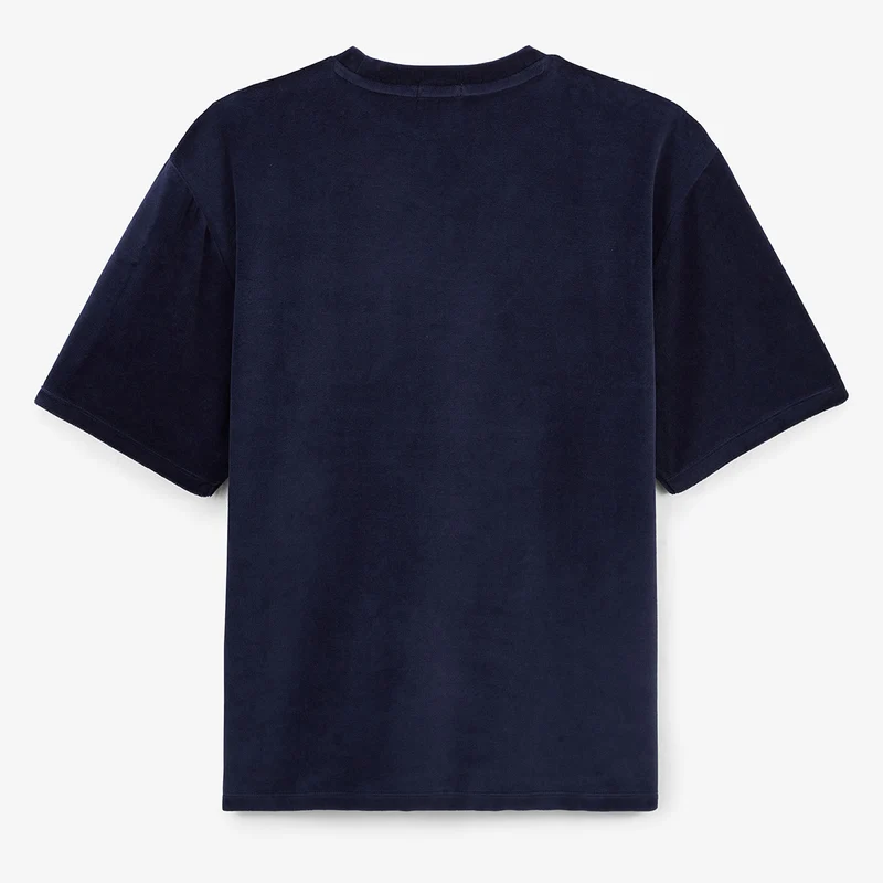 T-shirt col rond Thor en tissu éponge bleu opale