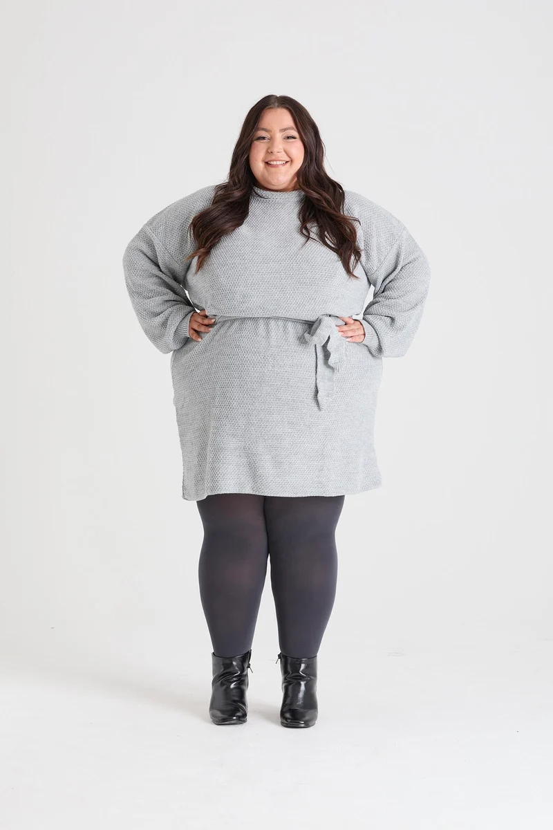 80 Denier Castor Oil Tights - Slate