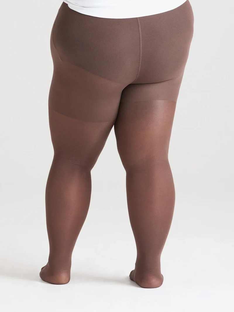30 Denier Sheer Halo Tights - Praline