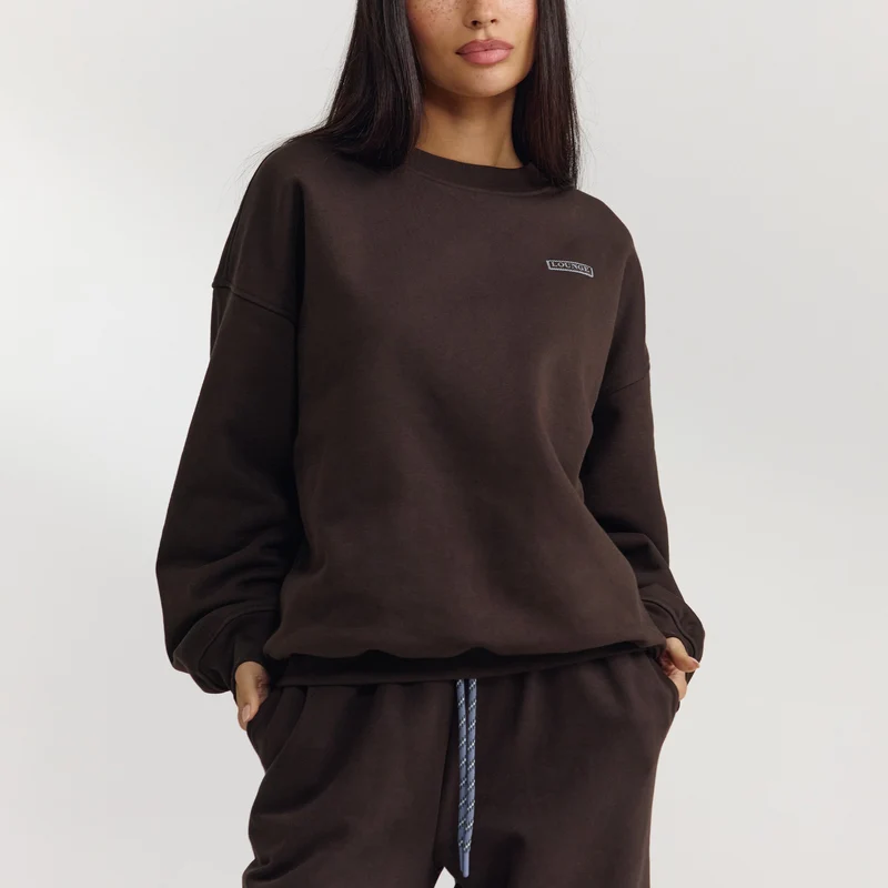 Pull Oversize - Chocolat Noir