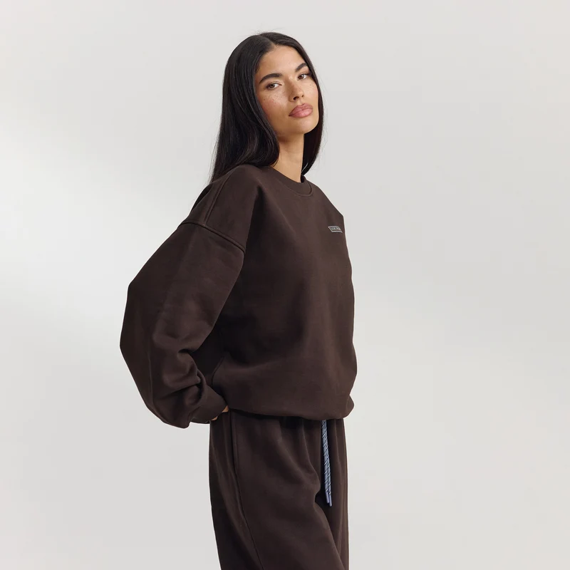 Pull Oversize - Chocolat Noir
