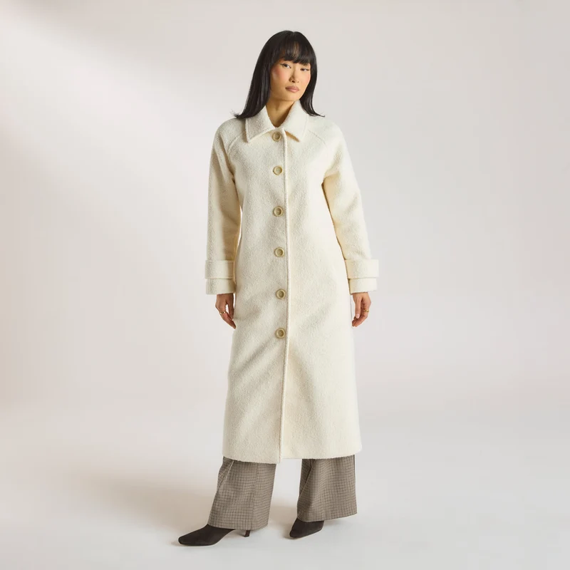 Manteau en Shearling - Crème