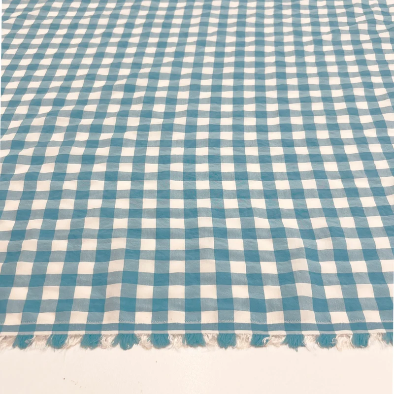 Tissu Seersucker, Coton - Vichy, Udine