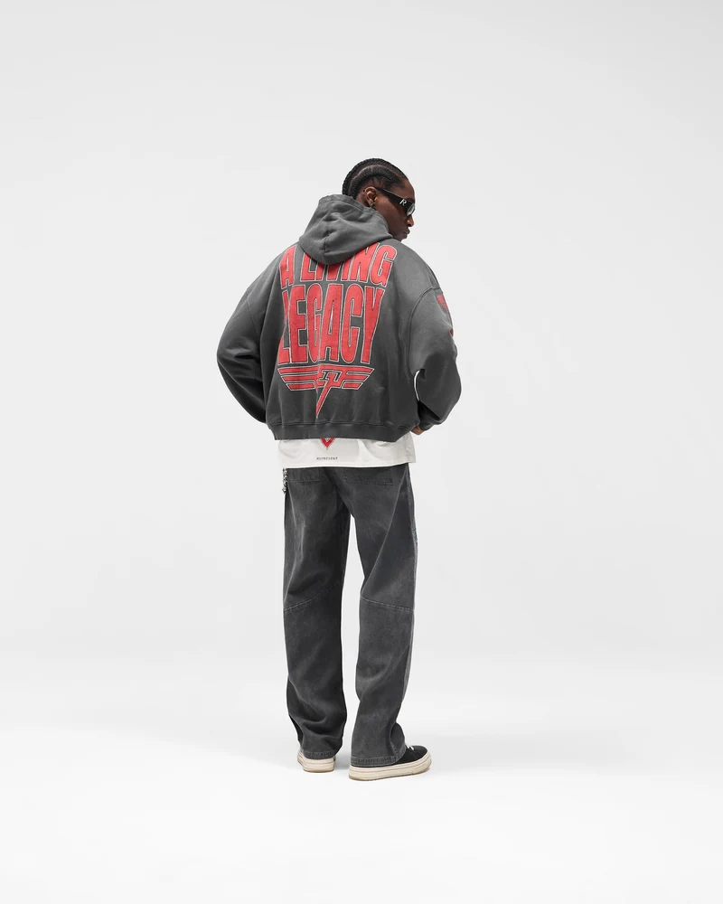 Cotton Workwear Pant - Washed Black