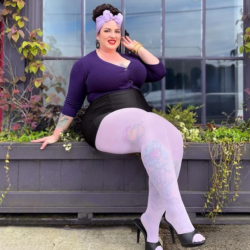 50 Denier Tights - Wisteria