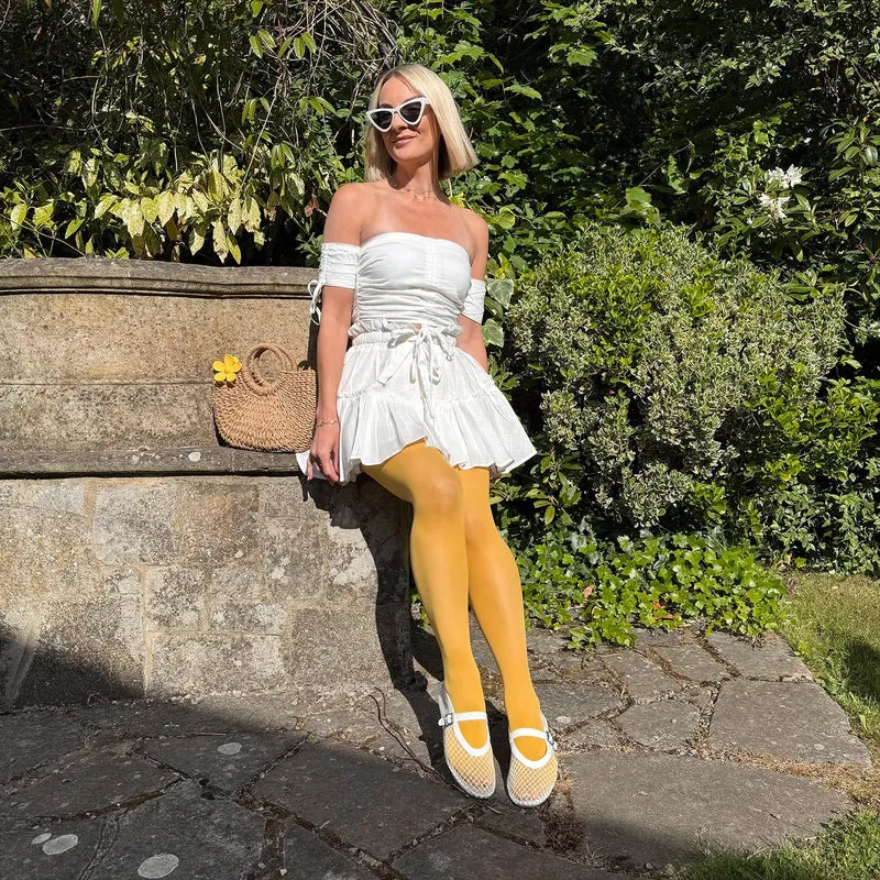 50 Denier Tights - Mimosa