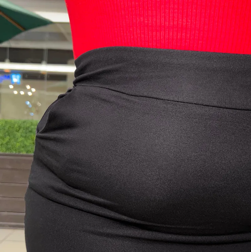 Tulip Mini Skirt - Black