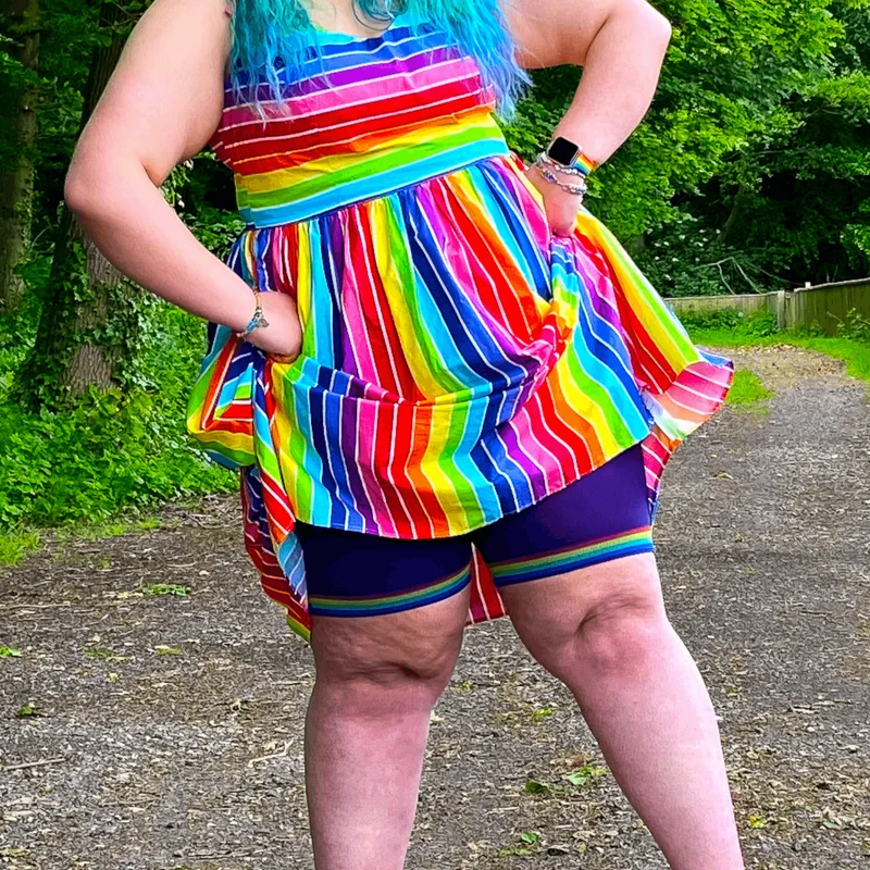 Stay Cool Chub Rub Shorts - Pride - Human Nature