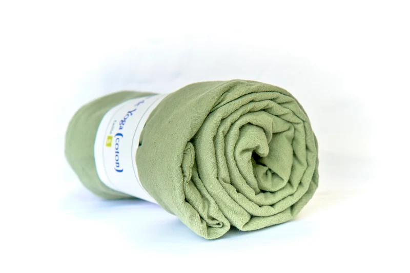 Pantalon de yoga 100% coton (vert kaki)