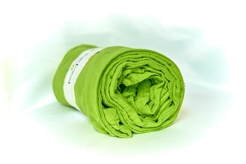 Pantalon de yoga 100% coton (vert citron)