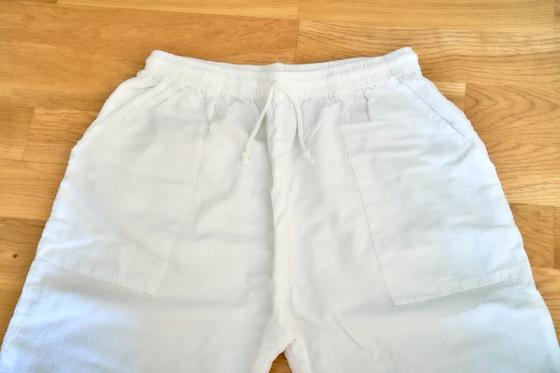 Pantalon de yoga 100% coton (bleu foncé)