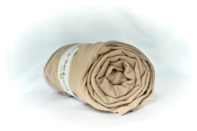 Pantalon de yoga 100% coton (beige)