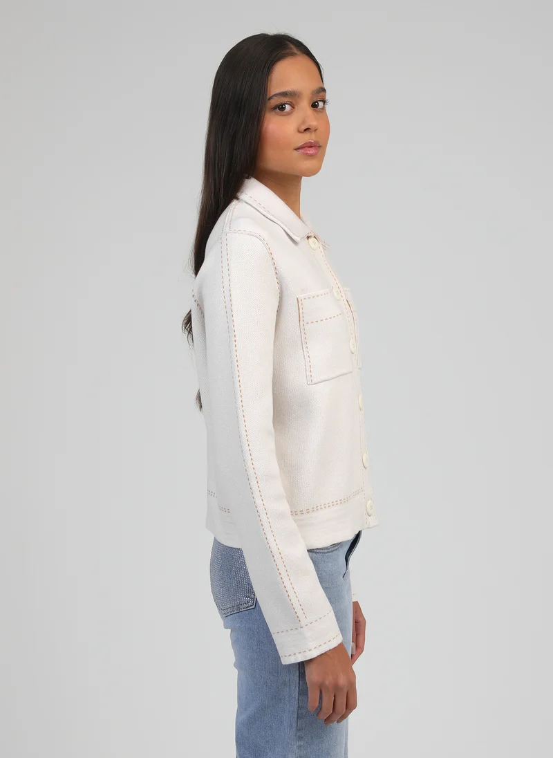 GILET LECLINT ecru