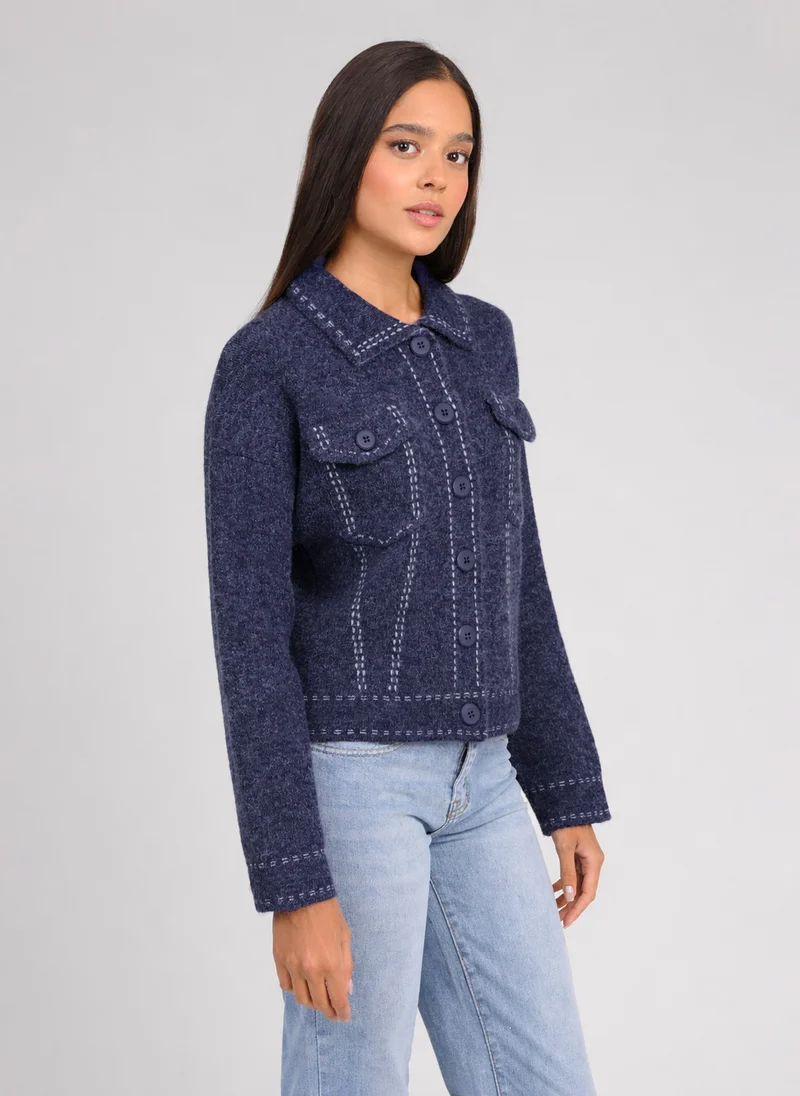 GILET LECODY marine
