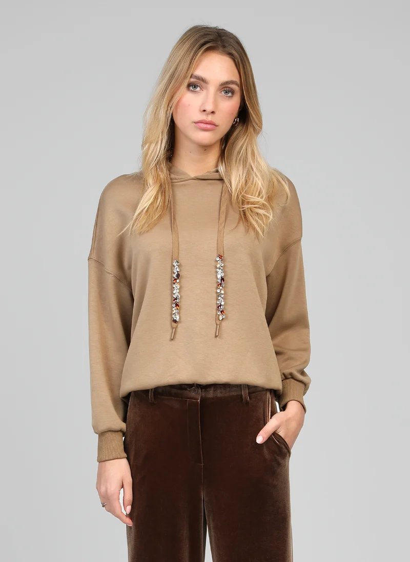 SWEAT ANIKA camel